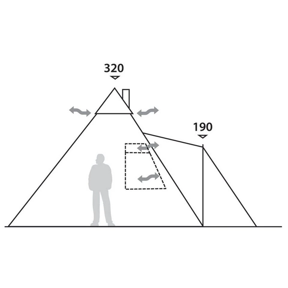 Robens Kiowa 10 Person Tipi Tent - Image 7