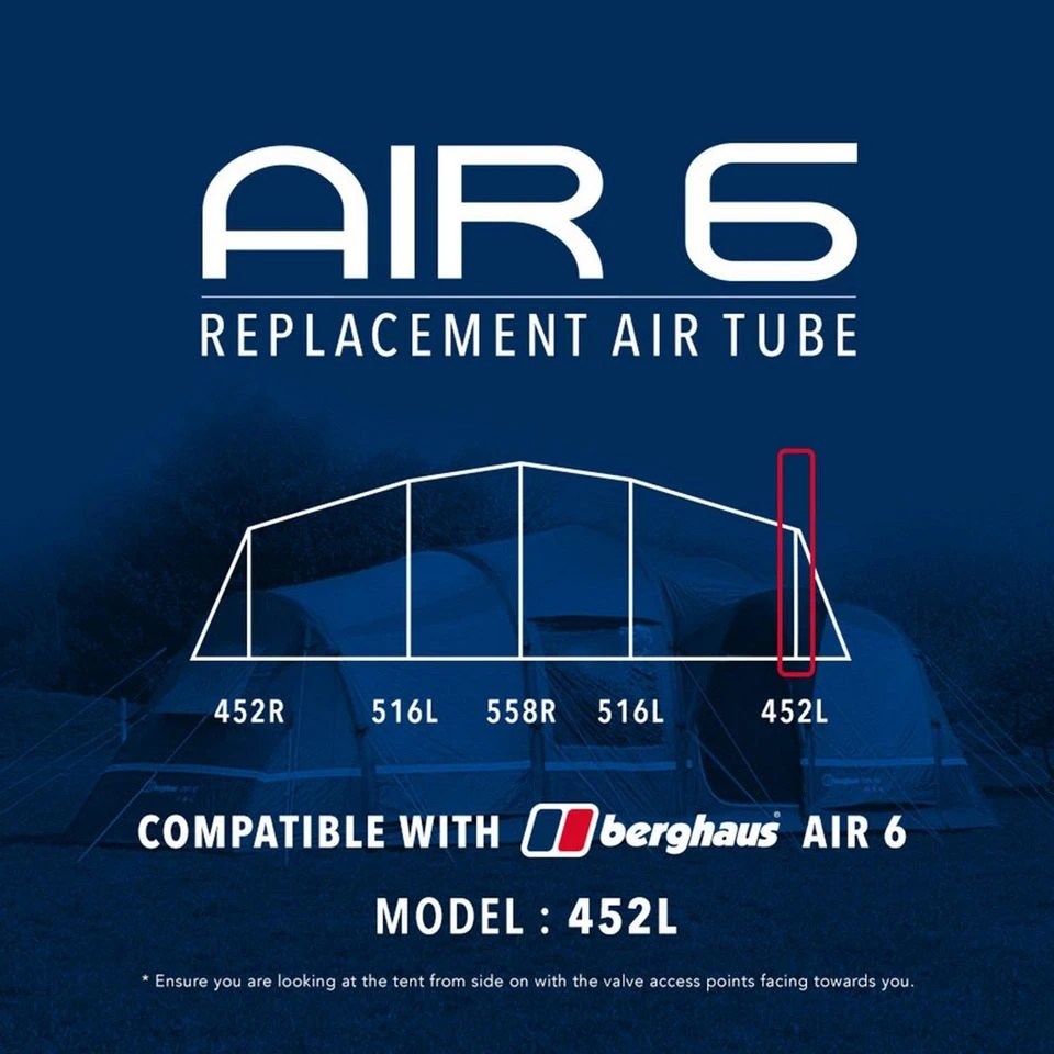 Air 6 Replacement Air Tube (End - 425L) - Image 3