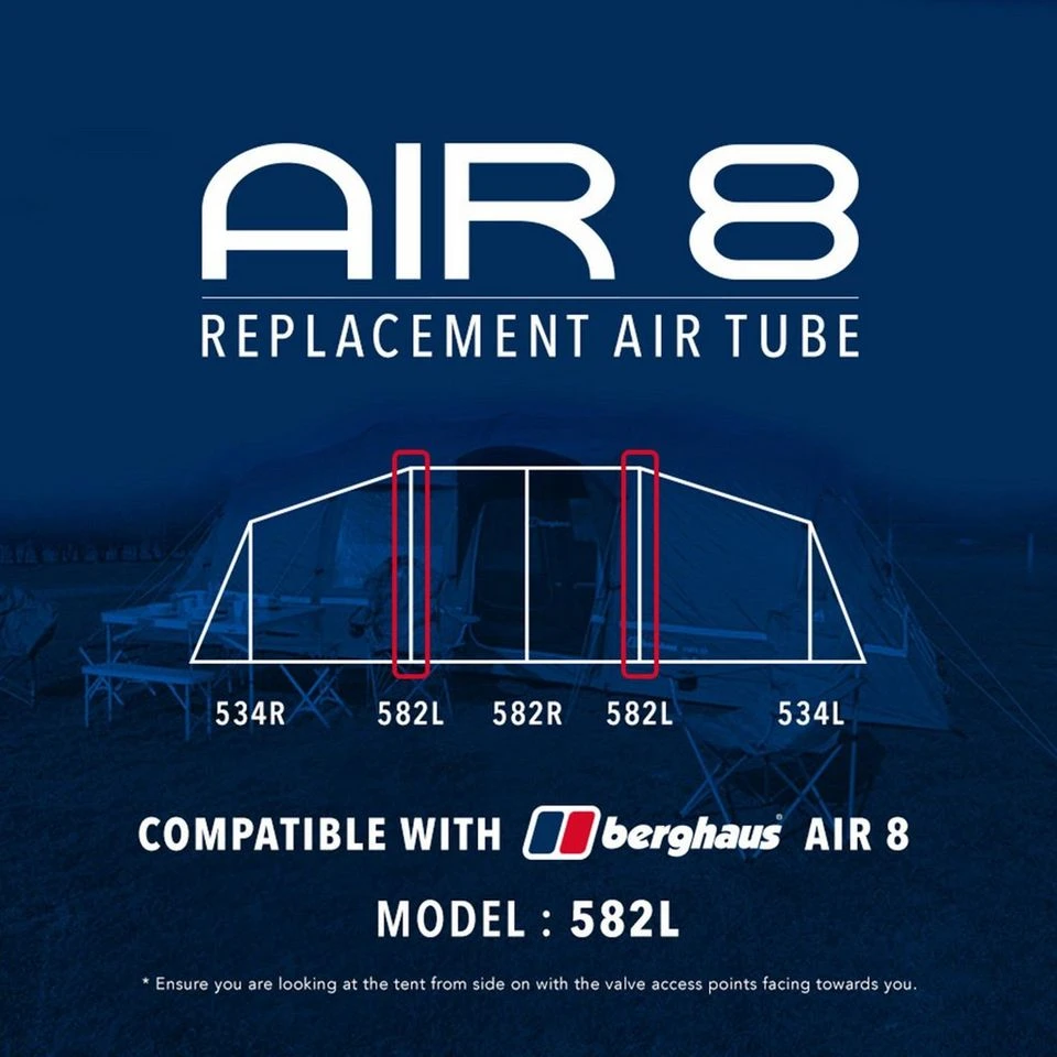 Air 8 Replacement Air Tube (582L) - Image 3