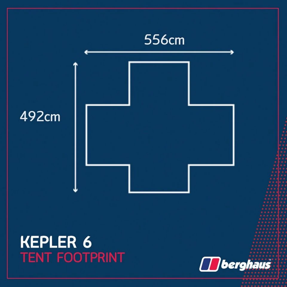 Berghaus Kepler 6 Tent Footprint - Image 2