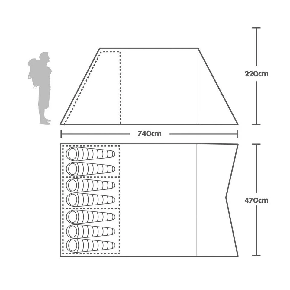 Horizon 700 Air Nightfall Tent - Image 2