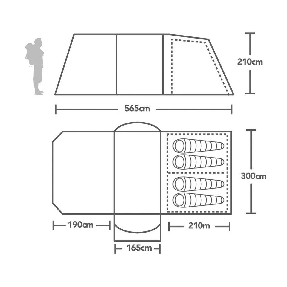 Vango Alderley Air 450XL - Image 2