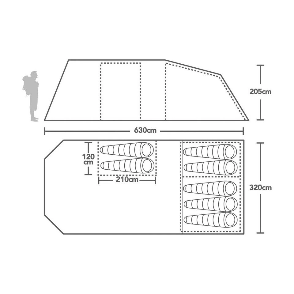 Berghaus Adhara 700 Nightfall® Tent - Image 2